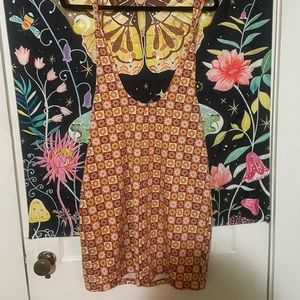 Hippie scoop neck dress